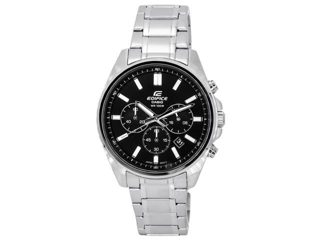 Casio Edifice Chronograph Black Dial Quartz 100M Men's Watch EFV-650D-1A