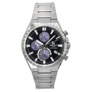 Casio Edifice Chronograph Black Dial Sports Solar 100M Men's Watch EQS-950D-1A - Newegg.com