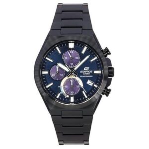 Casio Edifice Chronograph Blue Dial Sports Solar 100M Men's Watch EQS-950DC-2A