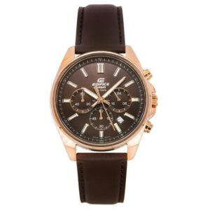 Casio Edifice Chronograph Brown Dial Quartz 100M Men's Watch EFV-650CL-5AV