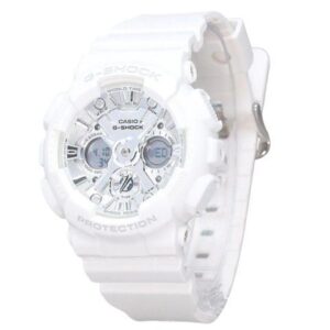 Casio G-SHOCK Analog-Digital Bio Based White Resin GMA-S120VA-7A Ladies Watch
