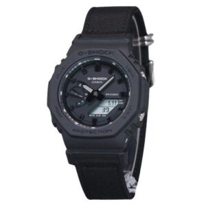Casio G-SHOCK Analog-Digital Eco Cloth Strap Quartz GA-2100BCE-1A Mens Watch