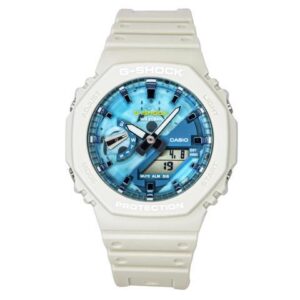 Casio G-Shock Blue Dial Quartz Sports 200M Men's Watch GA-2100AS-5A