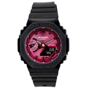 Casio G-Shock Burgundy Dial Quartz Sports 200M Ladies Watch GMA-S2100RB-1A