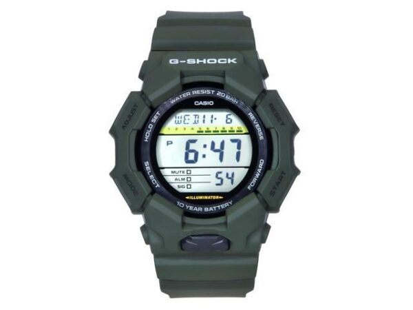 Casio G-Shock Digital Black Dial Sports Quartz 200M Men's Watch GD-010-3