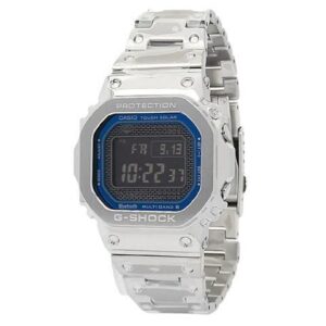 Casio G-Shock Grey And Blue Dial Solar Sports 200M Men's Watch GMW-B5000D-2