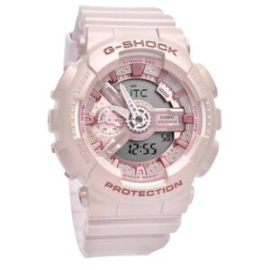 Casio G-Shock Pink Dial Quartz Sports 200M Women's Watch GMA-S110ST-4A