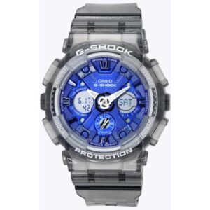 Casio G-SHOCK Translucent Gray Analog-Digital Quartz GMA-S120TB-8A Ladies Watch