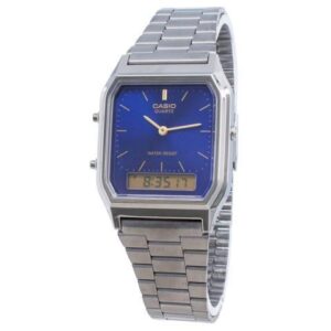 Casio Quartz AQ-230GG-2A Dual Time Unisex Watch