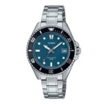 Casio Standard Analog Stainless Steel Blue Dial Quartz MDV-10D-2A1V Men's Watch
