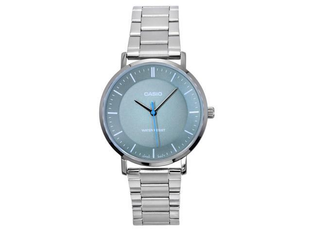Casio Standard Analog Stainless Steel Grey Dial Quartz MTP-VT04D-8E Men's Watch