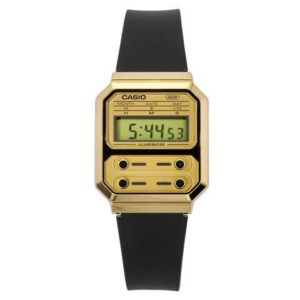 Casio Vintage Digital Resin Strap Quartz A100WEFG-9A Unisex Watch