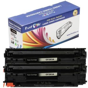 CF283X / 83X Compatible 2 Toners High Yield of CF283A / 83A Each Yield 2200 Pages for HP LaseJet Pro MFP M127fn M127fw M202dw M225dn M225dw M225rdn
