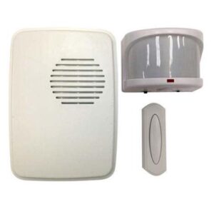 CH-7903-2 - DOOR BELL KIT WIRELESS MOTION ALERT 3 TUNE WHITE