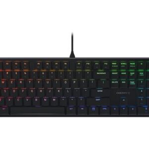 Cherry MX 10.0N RGB Mechanical Keyboard MX Low Profile Speed switches, Aluminum housing, Premium Keyboard for Gaming and Work.