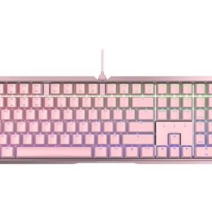 Cherry MX 3.0 S Wired Mechanical Gaming Keyboard. Aluminum Housing Built for Gamers w/ Cherry MX Black Switches. RGB Backlit Color Display Over 16m