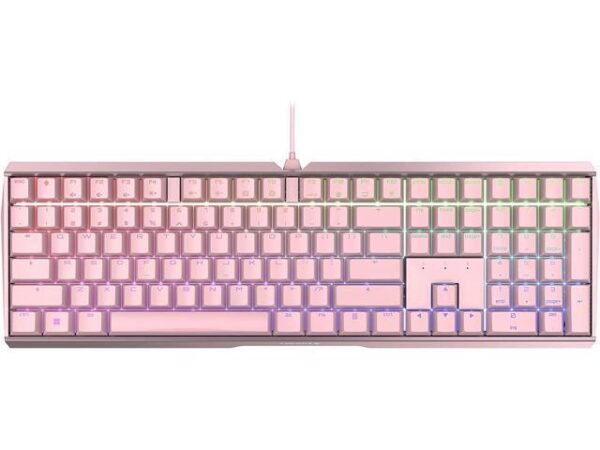Cherry MX 3.0 S Wired Mechanical Gaming Keyboard. Aluminum Housing Built for Gamers w/ Cherry MX Black Switches. RGB Backlit Color Display Over 16m Cherry MX 3.0 S Wired Mechanical Gaming Keyboard. Aluminum Housing Built for Gamers w/ Cherry MX Black Switches. RGB Backlit Color Display Over 16m