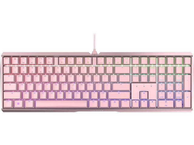 Cherry MX 3.0 S Wired Mechanical Gaming Keyboard. Aluminum Housing Built for Gamers w/ Cherry MX Black Switches. RGB Backlit Color Display Over 16m