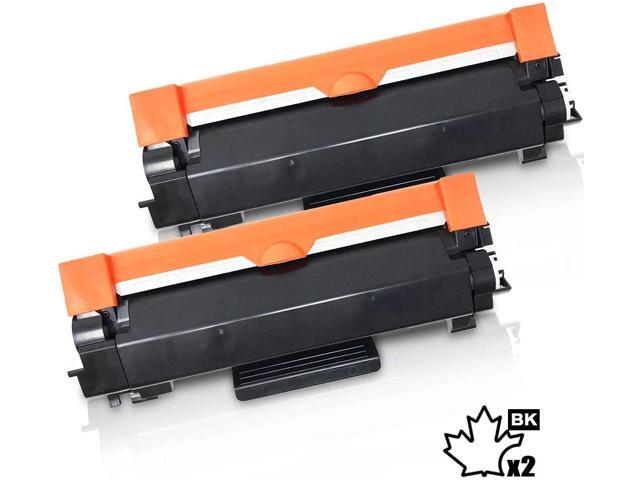 [CHIP INCLUDED] 2 High Yield Inkfirst Compatible Toner Cartridges TN-760 TN760 Replacement for Brother TN-760 MFC-L2710DW