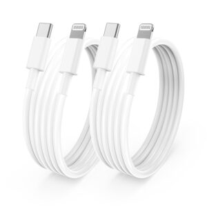 Cionum 10ft C to L [MFi Certified] Usb C Charger,2-Pack Comaptible with iPhone Charger and fast charger iphone and for iphone charger 10ft cord Compatible with iPhone 14/13/12