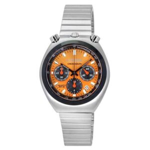 Citizen Bullhead Chronograph Orange Dial Quartz Men's Watch AN3660-81X