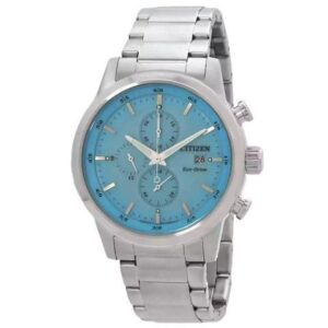 Citizen Chronograph Blue Dial Eco-Drive 100M Men's Watch CA0748-80L