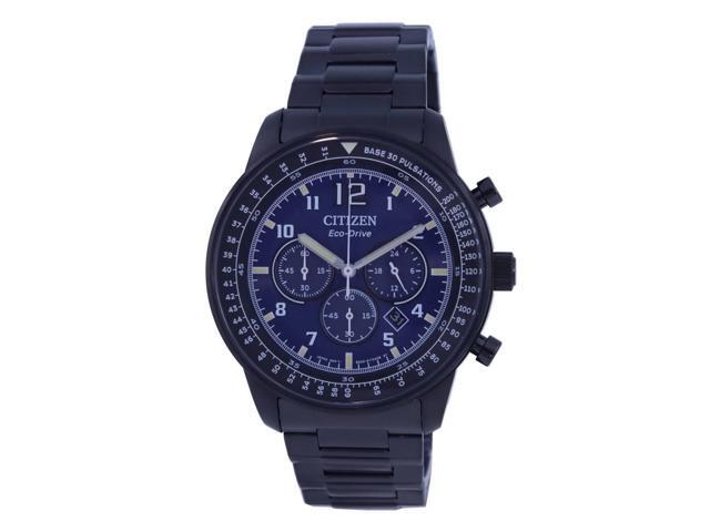 Citizen Chronograph Blue Dial Eco-Drive CA4505-80M 100M Men's Watch
