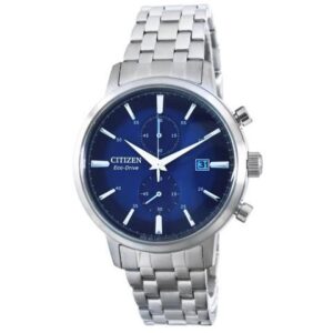 Citizen Classic Blue Dial Stainless Steel Eco-Drive CA7060-88L Men's Watch