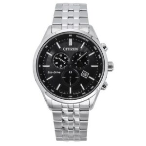 Citizen Eco-Drive Chronograph Black Dial 100M Men's Watch AT2570-56E