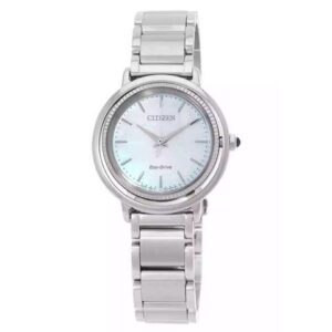 Citizen L Eco-Drive Blue Mother Of Pearl Dial Dress Women's Watch EM1100-84D