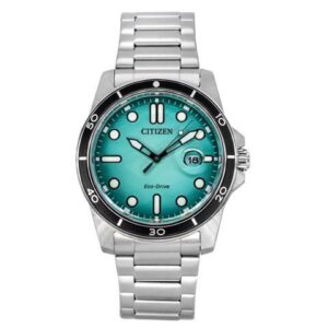 Citizen Marine Eco-Drive Turquoise Dial Sports 100M Men's Watch AW1816-89L