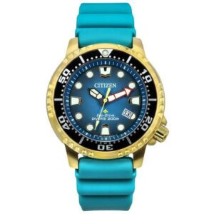 Citizen Promaster Turquoise Dial Eco-Drive 200m Men's Watch BN0162-02X