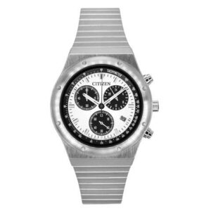 Citizen Record Label 1984 Chronograph White Dial Quartz AT2541-54A Men's Watch