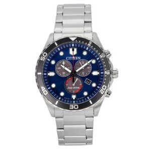 Citizen Sporty-Aqua Chronograph Blue Dial Eco-Drive 100M Men's Watch AT2560-84L