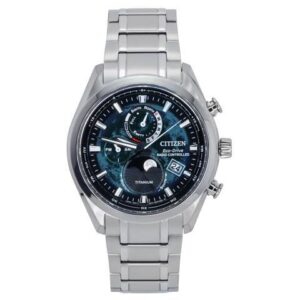 Citizen Super Titanium Green Dial Casual Eco-Drive 100M Men's Watch BY1010-81X