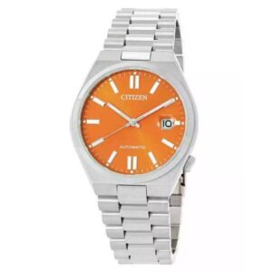 Citizen Tsuyosa Stainless Steel Orange Dial Automatic NJ0151-88Z Men's Watch