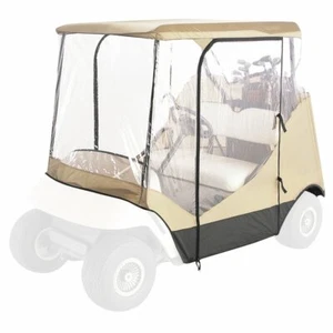 Classic Accessories 72052 Tan 2 Person 4 Sided Golf Cart Enclosure Cover