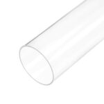 Clear Rigid Acrylic Pipe 31mm ID x 35mm OD x 0.5m, 2mm Wall Round Tube
