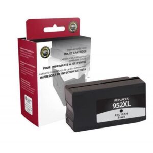 Clover ufactured High Yield Black Ink Cartridge for HP F6U19AN HP 952XL