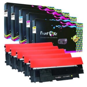 CLT-404S Compatible Set + Black of 5 Toners 404 for Samsung C430W C430 C432W C432 C433 W C433 480FW C480 C480FN C480FW C480W 482 C482FW C482W 483