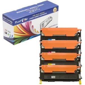 CLT-407S Compatible Set of 4 Toner Cartridges for Samsung CLP-320N , CLP-325, CLP-325W , CLX-3180