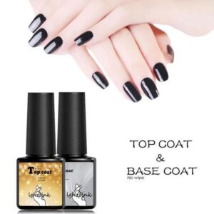 Coat and Base Coat Nail Primer For Nail Vernis Semi permanant UV LED Lamp Fast Air Dry Soak Off Gel Polish Gellak