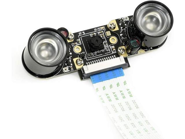 Compatible with NVIDIA Jetson Nano Camera IMX219-77IR 8-Megapixels Infrared Night Vision IR Camera Module 3280 × 2464 Resolution with IMX219 Sensor