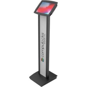 Compulocks iPad 10.2" Space Enclosure Brandable Floor Stand Black