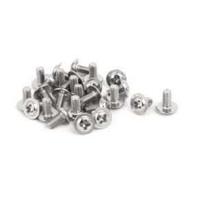 Computer PC Case Metal Phillips Washer Motherboard Screw M3x6mm 25pcs