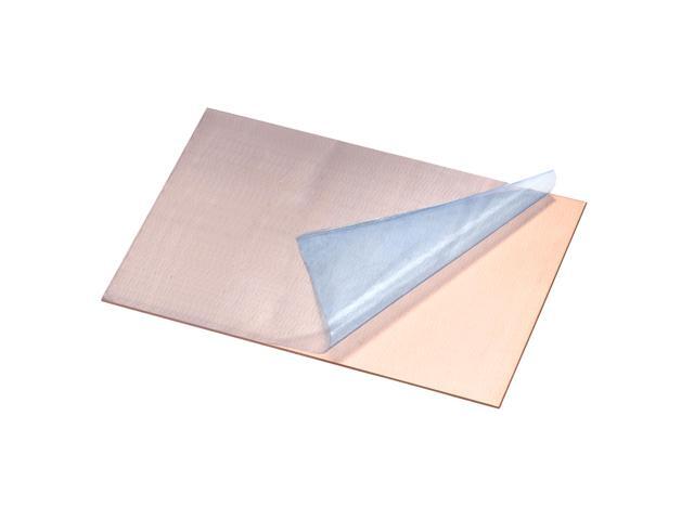 Copper Sheet, Metal Copper Plates 5.9" Length x 3.9" Width x 0.03" Thick