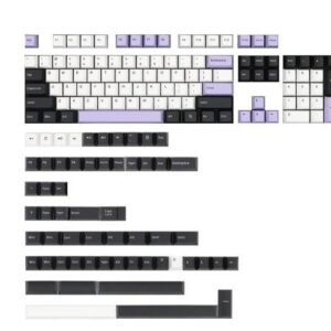 Corn 162 PBT Dye Sublimation Keycaps Cherry Profile Keycap Set For 87/104/108 Mechanical Keyboard MX Switches (Sound Waves Color)- Keycaps Only