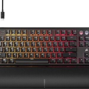 CORSAIR K70 PRO TKL Hall Effect Programmable Keyboard - CORSAIR MGX Hyperdrive magnetic Switches - Hall Effect - Rapid trigger - 8000Hz hyper-pollin