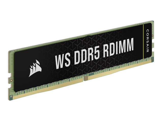 CORSAIR WS RDIMM Series 64GB (4 x 16GB) ECC Registered DDR5 6000 (PC5 48000) Server Memory