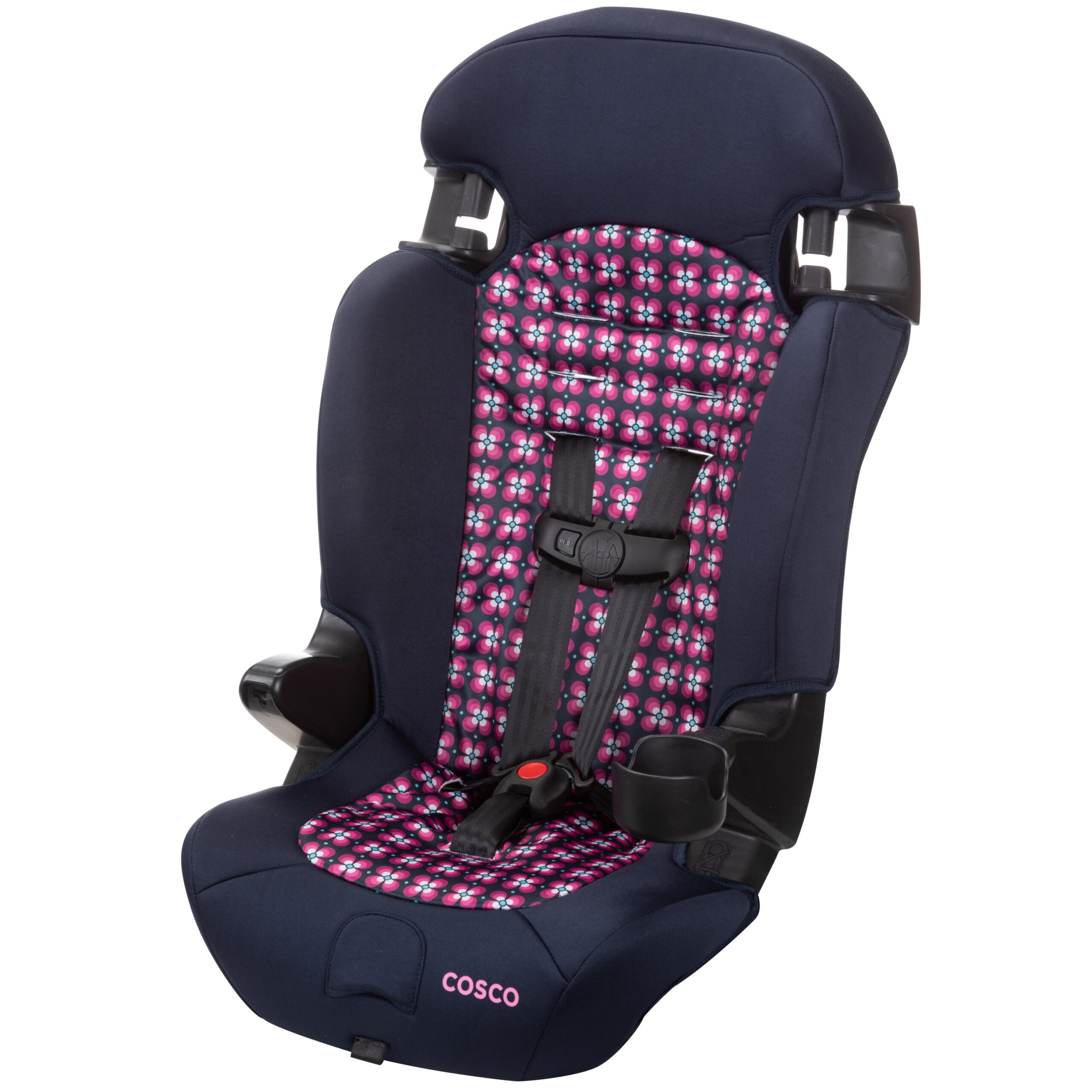 Cosco Kids Finale 2-in-1 Booster Car Seat, Peony Tiles, Toddler, Unisex